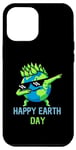 iPhone 15 Plus Happy Earth Day 2024 Funny Dabbing Earth Day Kids Toddler Case
