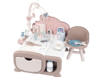 Smoby Baby Nurse - Electronic Babysitter's Corner + 19 accessories (220379)