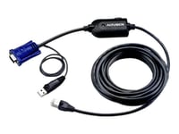 ATEN KA7970 USB KVM Adapter Cable (CPU Module) - Câble clavier / vidéo / souris (KVM) - RJ-45 (M) pour USB, HD-15 (VGA) (M)