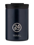 Travel Tumbler Home Tableware Cups & Mugs Thermal Cups Blue 24bottles