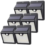 【6 Pack/150 LED】Solar Lights Outdoor, Feob Solar Security Lights Motion Sensor Lights - [Powerful - Waterproof, Smart PIR Motion Sensor] Solar Powered Lights Durable Wall Lights -2000mAh,1000 Lumens