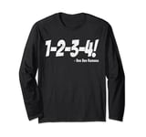 1-2-3-4! Punk Rock Countdown Tempo Funny Long Sleeve T-Shirt