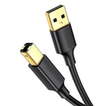 Ugreen skrivarkabel USB-kabel 2.0 - USB-A hane / USB-B 1,5 m