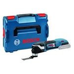 Bosch Professional 18V System GOP 18V-28 Cordless Multi Cutter (Oscillation Angle: 1.4°, incl. 1x StarlockPlus Plunge Saw Blade, excluding Batteries and Charger, in L-BOXX 136)