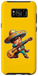 Coque pour Galaxy S8+ Mariachi Costume Cinco de Mayo avec guitare pour enfant