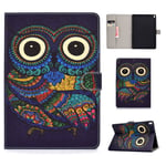 iPad Pro 10.5 (2019) stylish pattern leather case - Owl