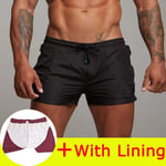 Men'S Shorts With Pockets, Plus Sizecasual Elastic Waist Drawstring Fitness Bodybuilding Black Shorts Summer Fashion Comfortable Version Short Pants Suitable For Jogging Jogger Workout Beach,As S