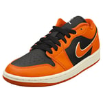 Nike Air Jordan 1 Low Se Womens Spice Black Fashion Trainers - 4.5 UK