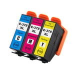 3 C/M/Y Ink Cartridges XL for Epson Expression Photo XP-8500 & XP-8600