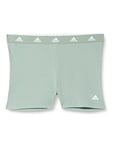 adidas Women's Boxer Shorts Underwear, Olive Green, XXL