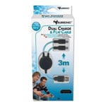 Subsonic SA5054 Cable de recharge double sorties - Dual charge & play cable - Wii u - Wii