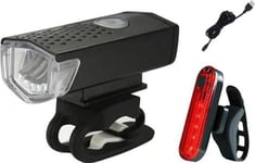 Sportutrustning Zd41b Led-Lampor För Cykel 2 St Fram Och Bak