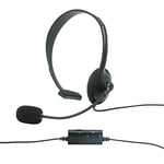 Konix Mythics Casque Gaming Filaire monaural PS-100 pour PS4 et PS5 - Microphone Anti-Bruit léger - Noir