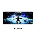 Large 70X30Cm Dead Space Mouse Pad Gamer Rubber Durable Gaming Keyboard Laptop Notebook Desk Mat Color E