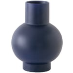 Raawii Strøm Vase 24 cm, Blå Fajanse