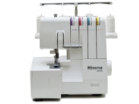 Minerva M840DS, Hvit, Overlock-basert symaskin, Overlock / Overkast, 1.1 - 4 mm, Rotasjon, 7 mm