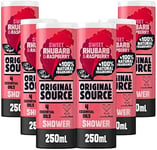 Premium Rhubarb And Raspberry Shower Gel 6x250 Ml A Shower Gel Mult High Qualit