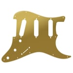 Gold Anodized Stratocaster Compatible Scratchplate fits USA MEX Squier 11-hole