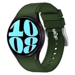 Silikon armbånd No-Gap Samsung Galaxy Watch 6 (40mm) - Army