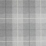 Arthouse Country Tartan Check Textured Fabric Effect Wallpaper - Grey 294901