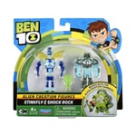 Playmates toys Ben 10, Creation Chamber Figures - Stinkfly Och Shock Rock Multifärg