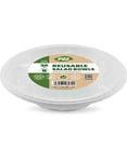 5 st Stora Djupa Återanvändbara Plastskålar 25x5,5 cm