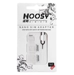 Noosy Adapter Nano Micro Sim 3in1 iPhone Set + nyckel