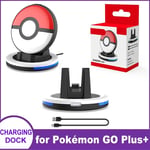 Stand Charger Adapter LED Light Charging Dock for Pokémon GO Plus+ Home
