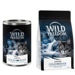SÆRPRIS! 12 x 400 g Wild Freedom vådfoder + 400 g tørfoder - Sterilised Cold River - Kylling med torsk