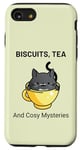 iPhone SE (2020) / 7 / 8 Biscuits, Tea, and Cosy Mysteries | Cute Cat Cozy Mystery Case