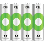 GP Batteries ReCyko Pile rechargeable LR6 (AA) NiMH 2100 mAh 1.2 V 4 pc(s) V873833