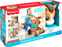 Fisher-Price Ride On Horse Baby Infant Walker Bouncer Play Toy Interactive Pony