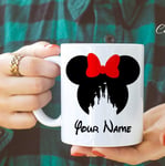 Disney Personalized Mug, Personalized Gift, Personalized Cup, Custom Mug, Mickey Mug, Minnie Mug, Micke Mouse, Teacup, 11oz,Gift