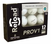 Reload Titleist Pro V1 Pro V1X Marker Free Refurbished Grade A 12 x Golf Balls