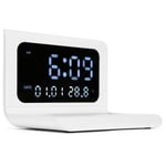 Clock Phone Wireless Charger Digital Alarm Clock Multfunction Electronic Des GSA