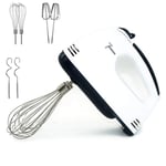 Hand Mixer Electric Electric Whisk Hand Mixer 7 Speed with Turbo Button Lightweight Handheld Whisk for Kitchen Baking Mini Egg Cream Food Beater,Round Plug