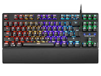Mars Gaming MKXTKLRPT, Clavier Mécanique Ultra-compact TKL RGB, Repose-poignet, Switch OUTEMU SQ Red, Langue Portugaise