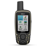 Garmin GPSMAP 65, Rugged Battery Operated Handheld, Expanded Satellite Support, Multi-Band Technology, Multi-GNSS Technology, Pre Loaded Maps (TopoActive Europe), 2.6" Colour Display