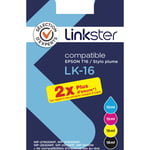 Cartouche LK-16  compatible EPSON STYLO PLUME  XL B/C/M/Y LINKSTER