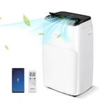 12000 BTU Portable Air Conditioner with Wifi Smart APP and Sleep Mode