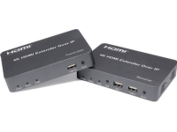 PremiumCord PREMIUMCORD HDMI extender s USB/150m over IP station/replicator, without zpoždení