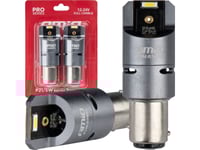 Amio Led-Lampor Full Canbus Pro P21/5W 2X1860 Smd Vit 12V 24V Amio-03605