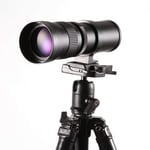 Ruili 420-800mm f/8.3-16 Super TeleZoom Teleobjektiv Zoomobjektiv Vario-Objektiv für Panasonic GH4 GH5 GH5s Olympus E-PM1 E-PM2 E-PL1 E-PL2 E-PL3 E-M10 Mark II III Pen-F E-PL8 E-PL9 DSLR Camera