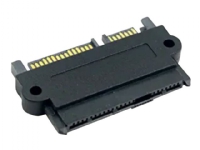 CoreParts - SATA-/SAS-adapter - 29-stifts intern SAS (SFF-8482) (hona) till SATA-kombination (hane) - svart