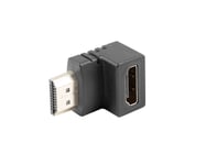 Lanberg Adapter HDMI-A(Hane) til HDMI-A(Hona) 90° Ner