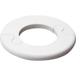 Rosett alu fit 28 mm, vit