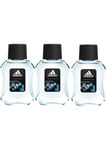 Adidas Ice Dive EDT Eau De Toilette Spray 50ML x 3