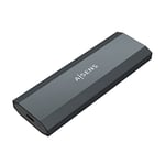 AISENS ASM2-018GR Boîtier Externe pour M.2 SSD SATA/NVME vers USB3.2 GEN2, Gris