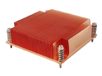 Inter-Tech K-129 - Prosessorvarmeavleder - (for: LGA1156, LGA1155) - kobber - 1U