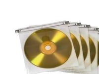 Hama Cd/Dvd Double Protective Sleeves,Pack Of 50 Pcs., White, 2 Diskar, Vit